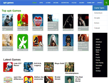 Tablet Screenshot of apkgames.org